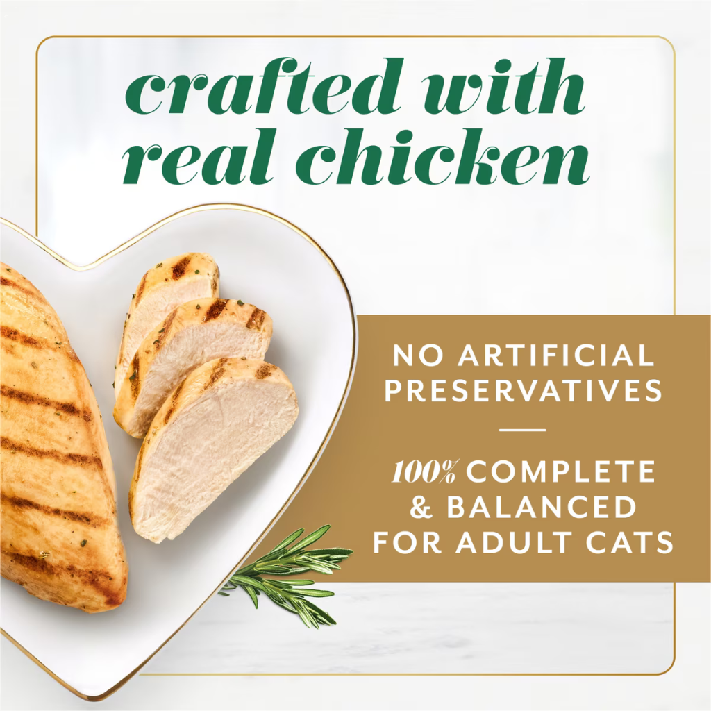 Fancy Feast Gems Mousse Pate Chicken & Gravy Halo Wet Cat Food (2 oz x 16 trays)