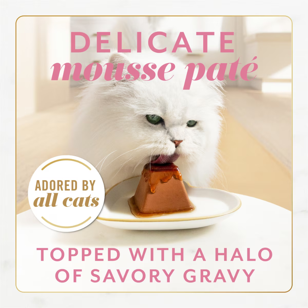 Fancy Feast Gems Mousse Pate Salmon & Gravy Halo Wet Cat Food (2 oz x 16 servings)