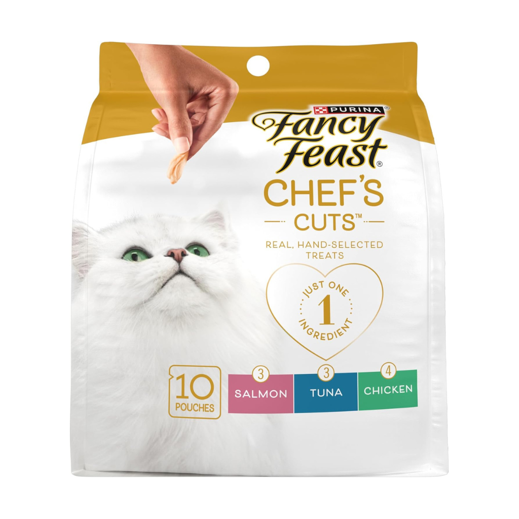 Fancy Feast Purely Natural Cat Treat Variety Pack (10 pouches)