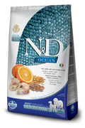 Farmina Ocean N&D Natural & Delicious Medium & Maxi Adult Cod, Spelt, Oats & Orange Dry Dog Food