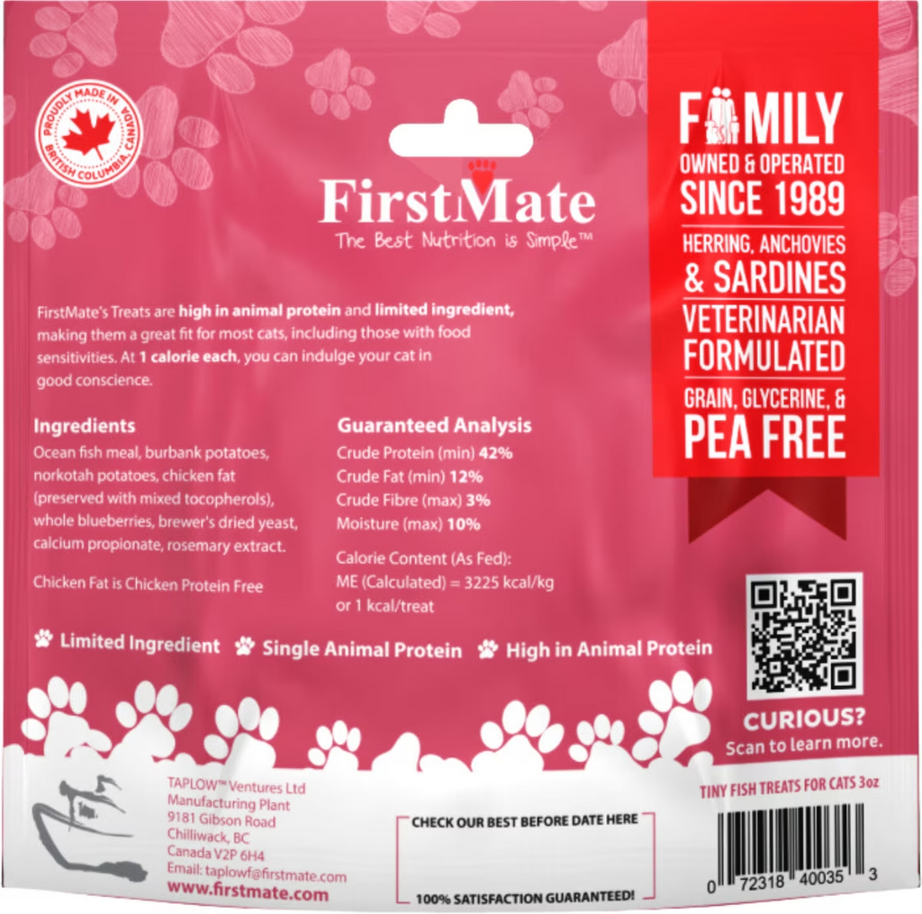 FirstMate Meal Formula, Grain Free Cat Treats (3 oz)