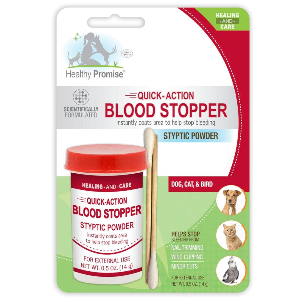 Four Paws Healthy Promise Pet Quick-Action Blood Stopper Styptic Powder For Pet