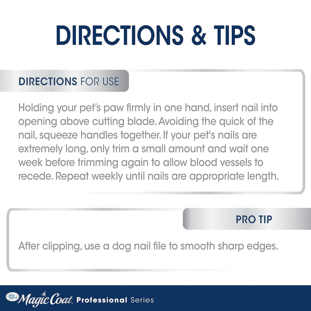 Four Paws Magic Coat Professional Series Non-Slip Grip Nail Clipper for Dogs