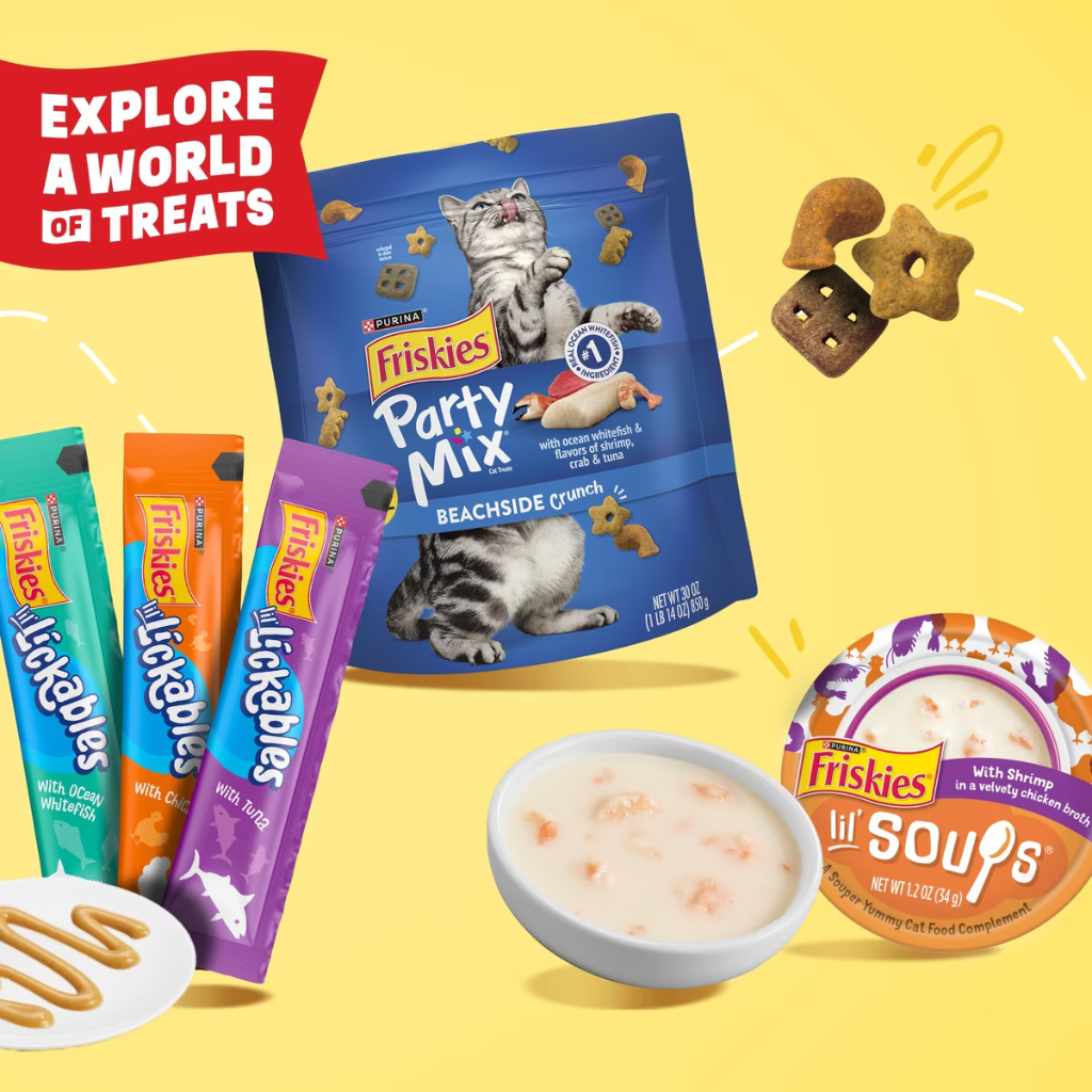 Friskies lil' Lickables Tuna, Chicken, & Ocean Whitefish Variety Pack Lickable Cat Treats (20 ct)