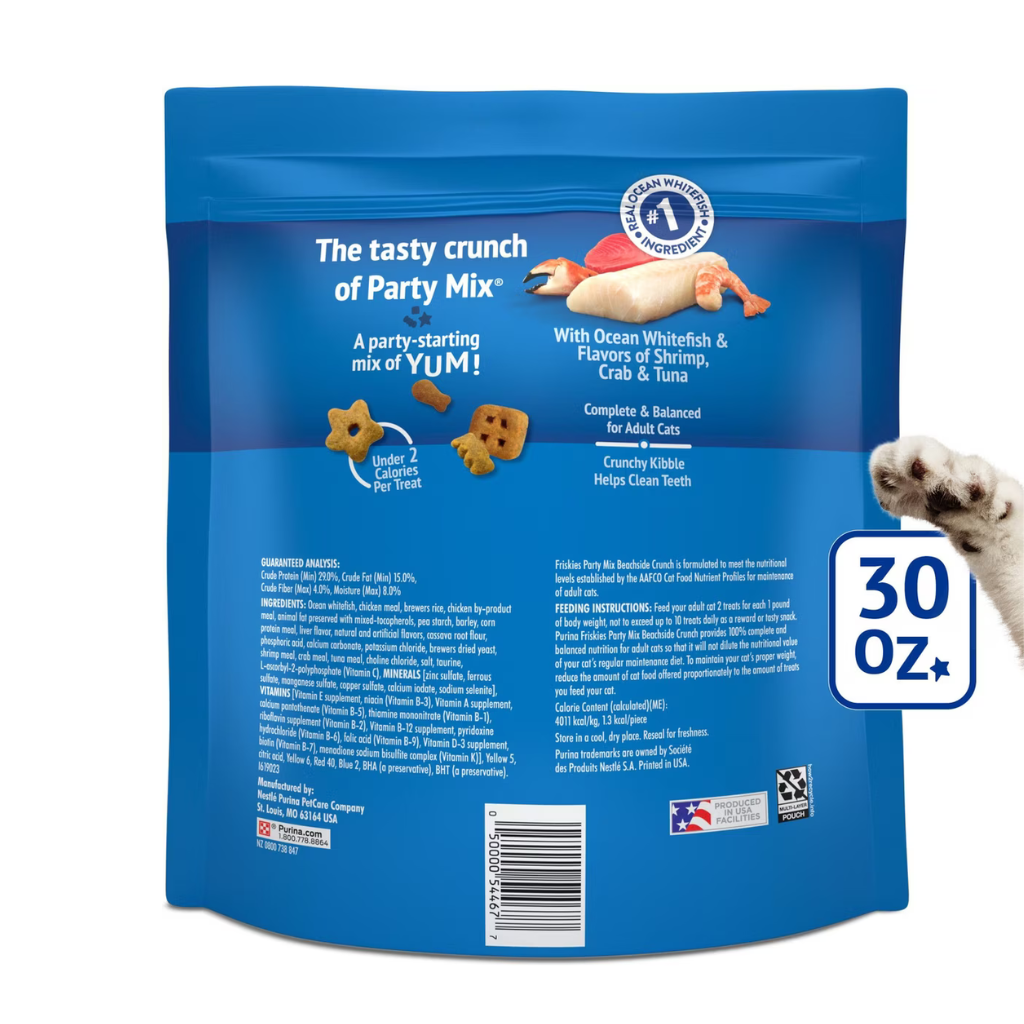 Friskies Party Mix Beachside Crunch Cat Treats