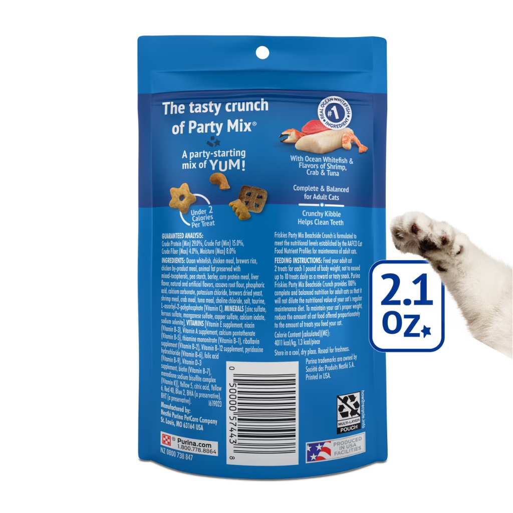 Friskies Party Mix Beachside Crunch Cat Treats