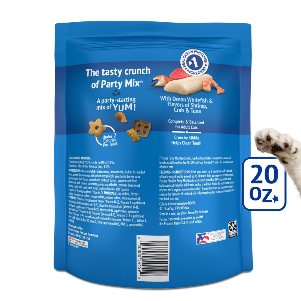 Friskies Party Mix Beachside Crunch Cat Treats