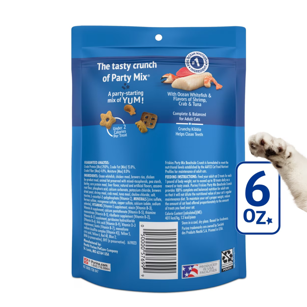 Friskies Party Mix Beachside Crunch Cat Treats