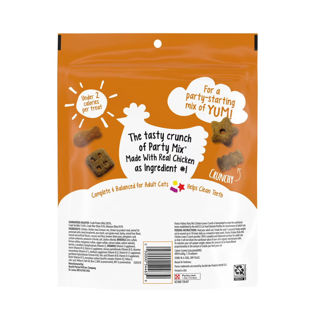 Friskies Party Mix Chicken Lovers Crunch Cat Treats (20oz)