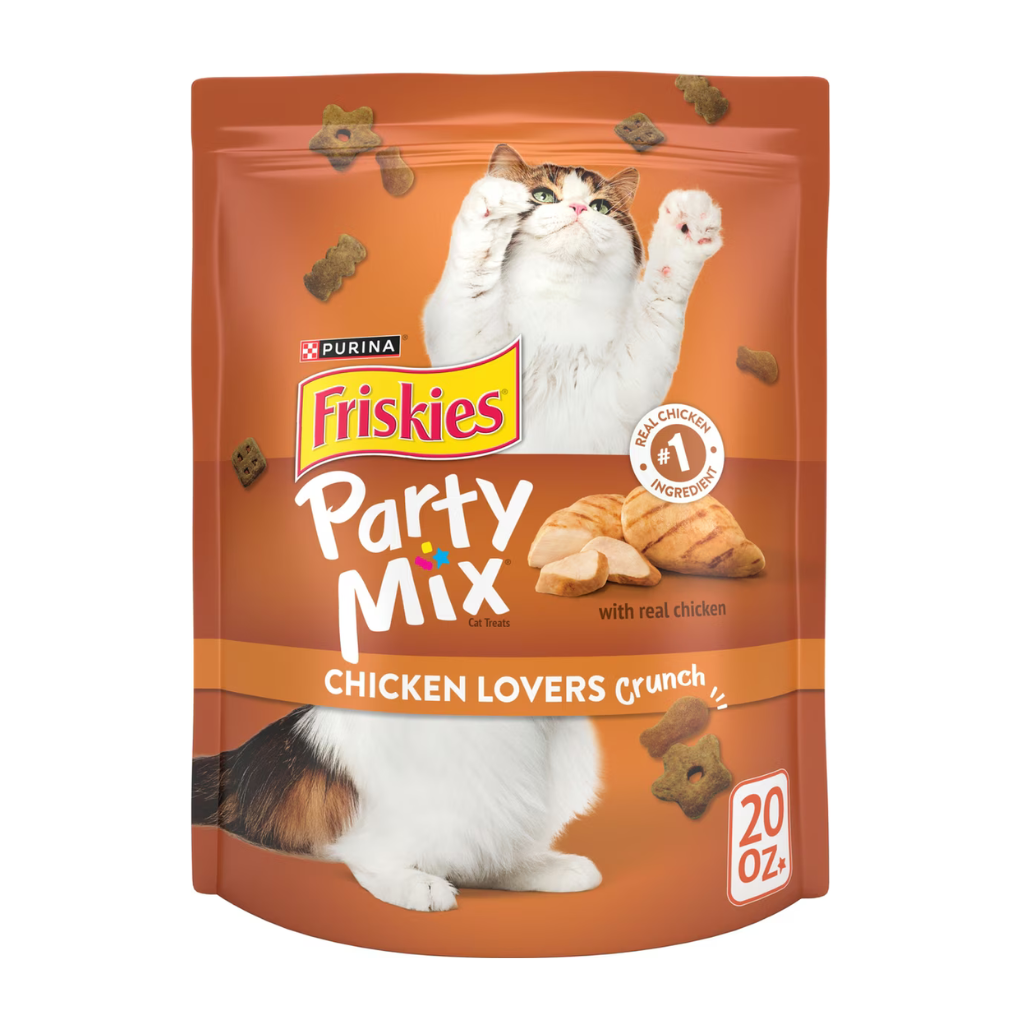 Friskies Party Mix Chicken Lovers Crunch Cat Treats (20oz)