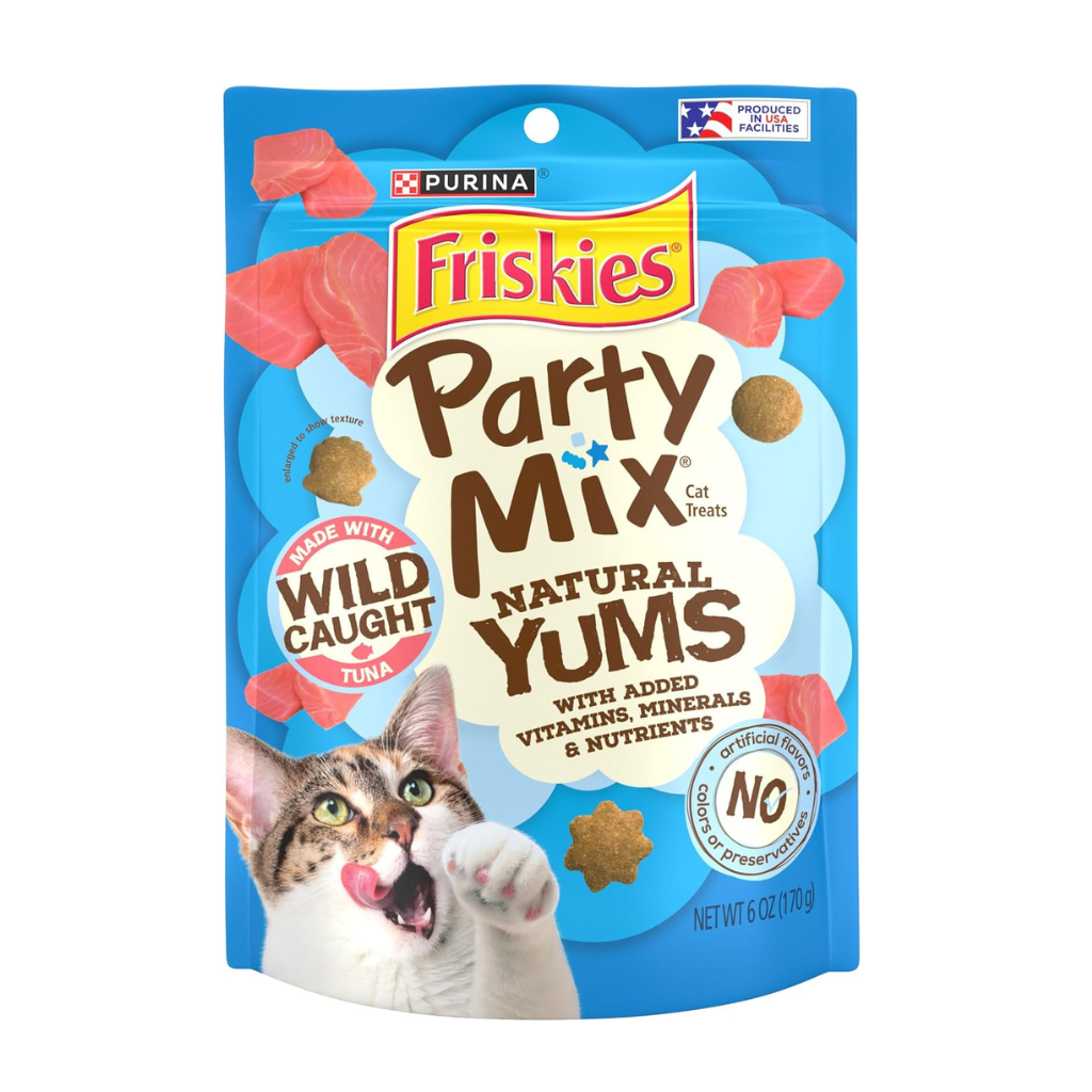 Friskies Party Mix Natural Yums Wild Caught Tuna Cat Treats (6 oz)