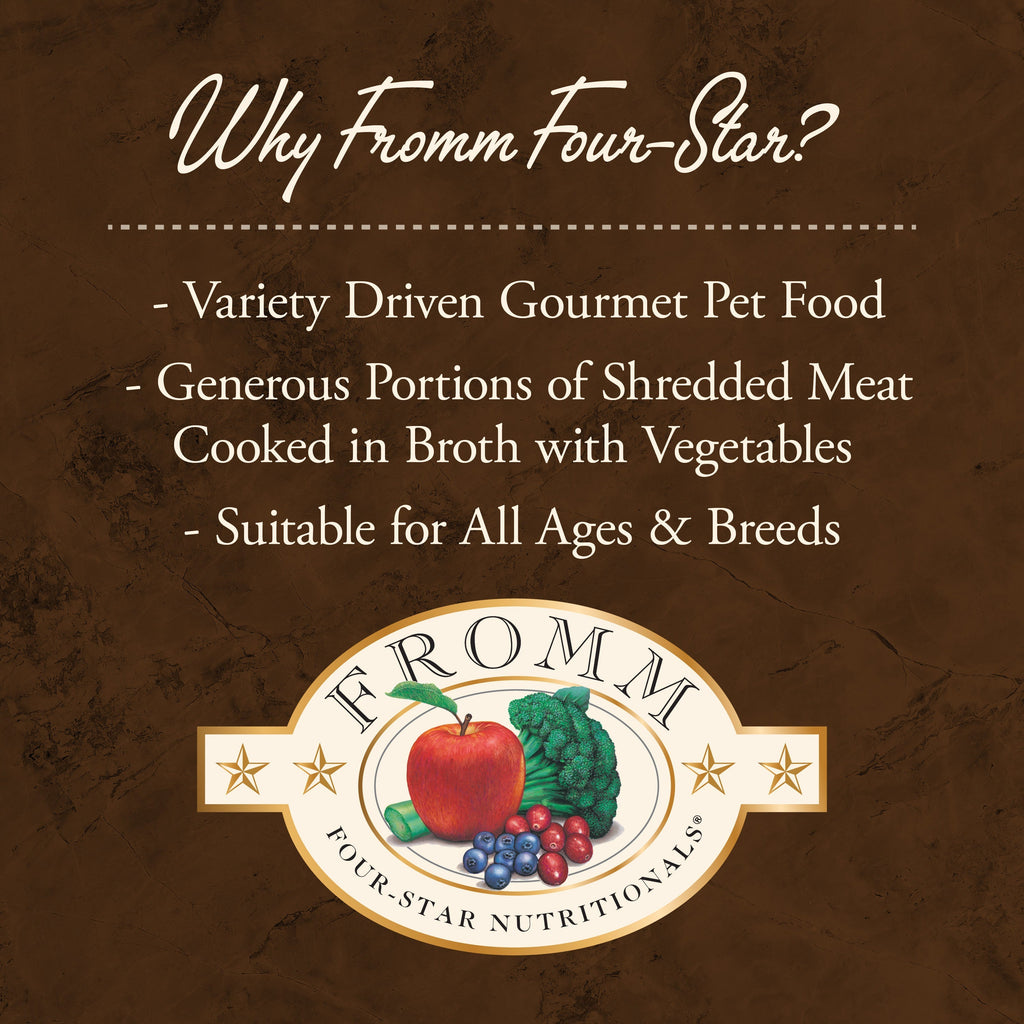 Fromm Four-Star Shredded Chicken in Gravy Entree Wet Food for Cats