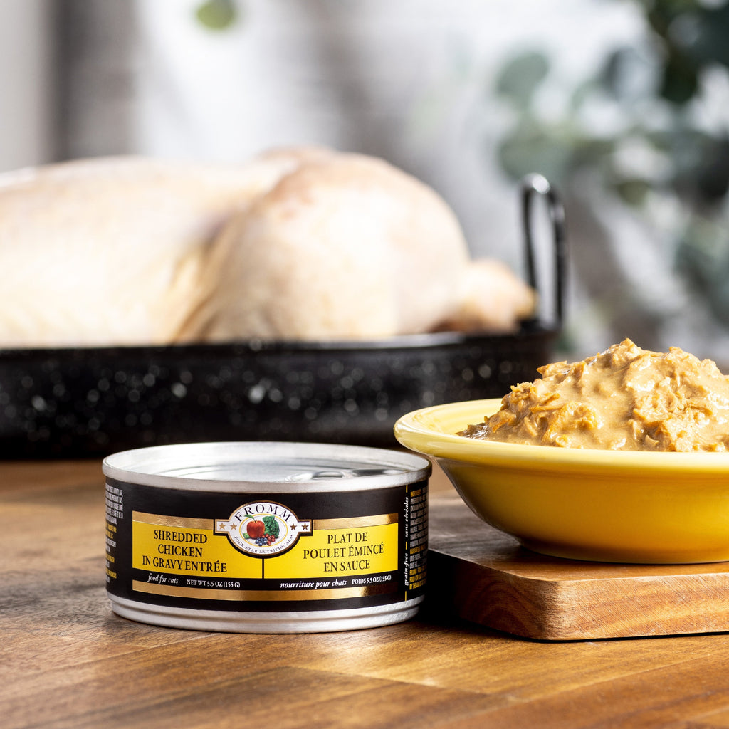 Fromm Four-Star Shredded Chicken in Gravy Entree Wet Food for Cats