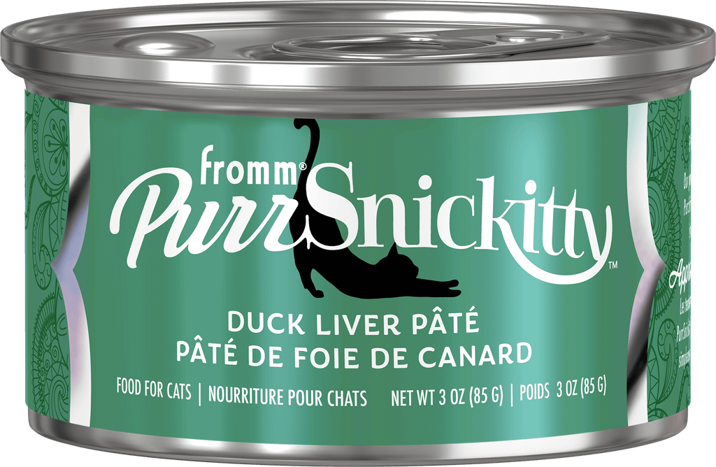 Fromm PurrSnickitty Duck Liver Pate Wet Cat Food, 3-oz, case of 12