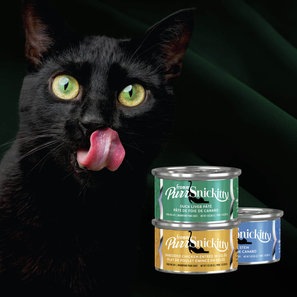 Fromm PurrSnickitty Duck Liver Pate Wet Cat Food, 3-oz, case of 12