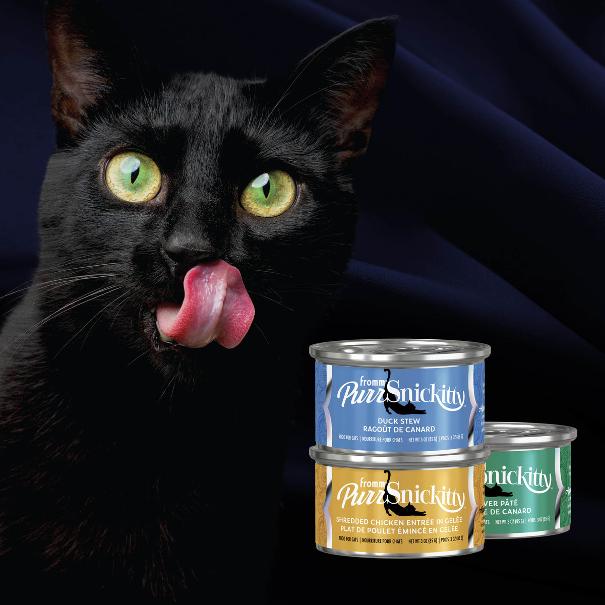Fromm PurrSnickitty Duck Stew Recipe Wet Cat Food, 3-oz, case of 12