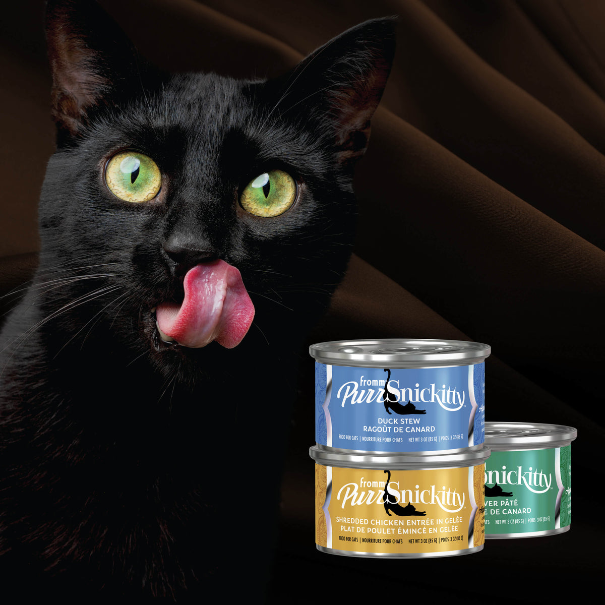 Fromm PurrSnickitty Shredded Chicken Entree in Gelee Cat Food, 3-oz, case of 12