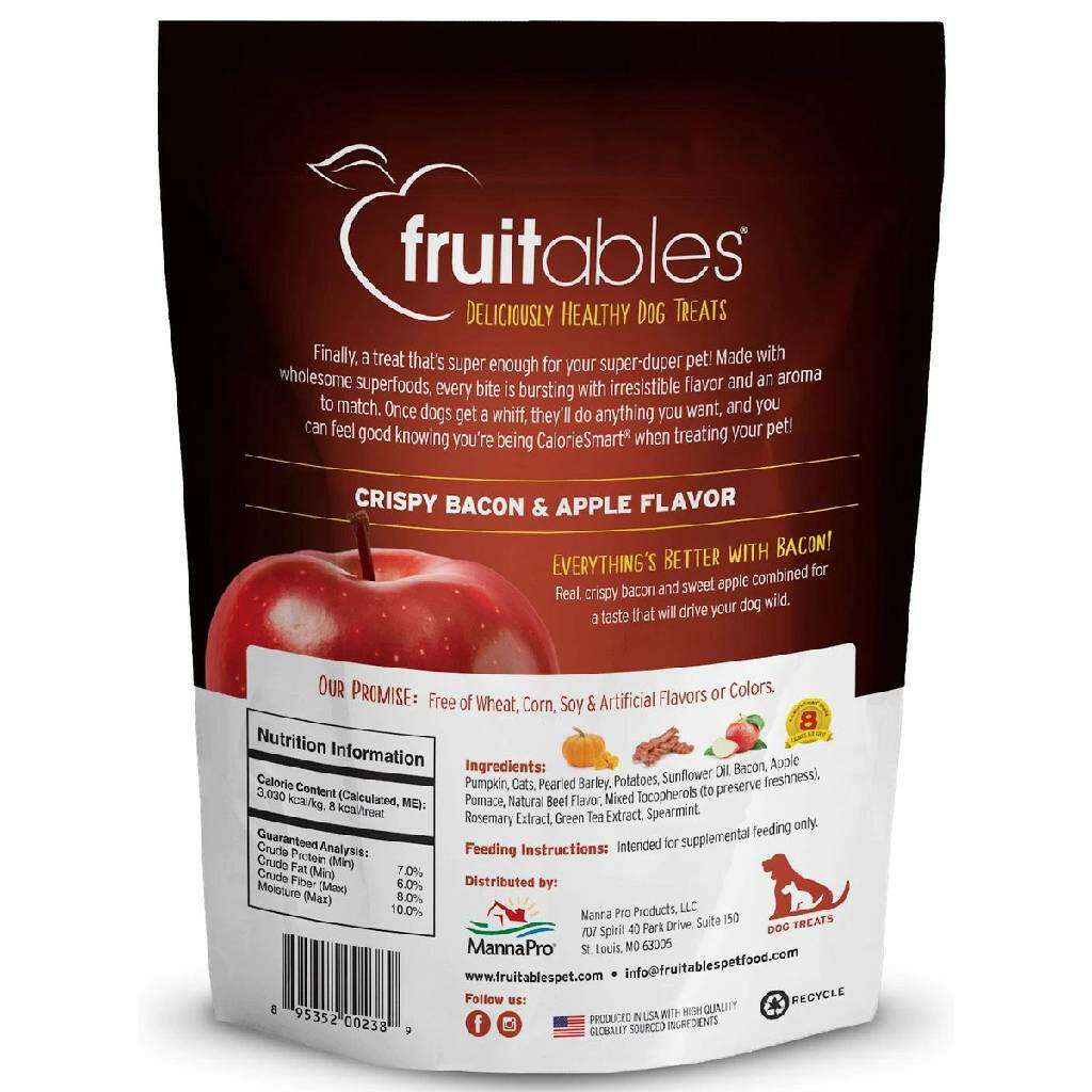 Fruitables Crispy Bacon & Apple Crunchy Dog Treats
