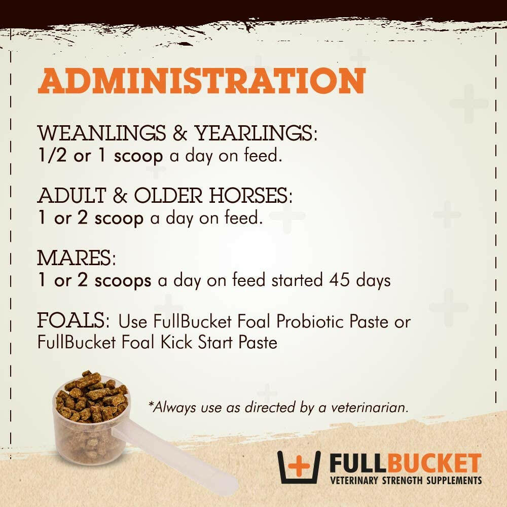 FullBucket Equine Probiotic Pellets (30 Servings)