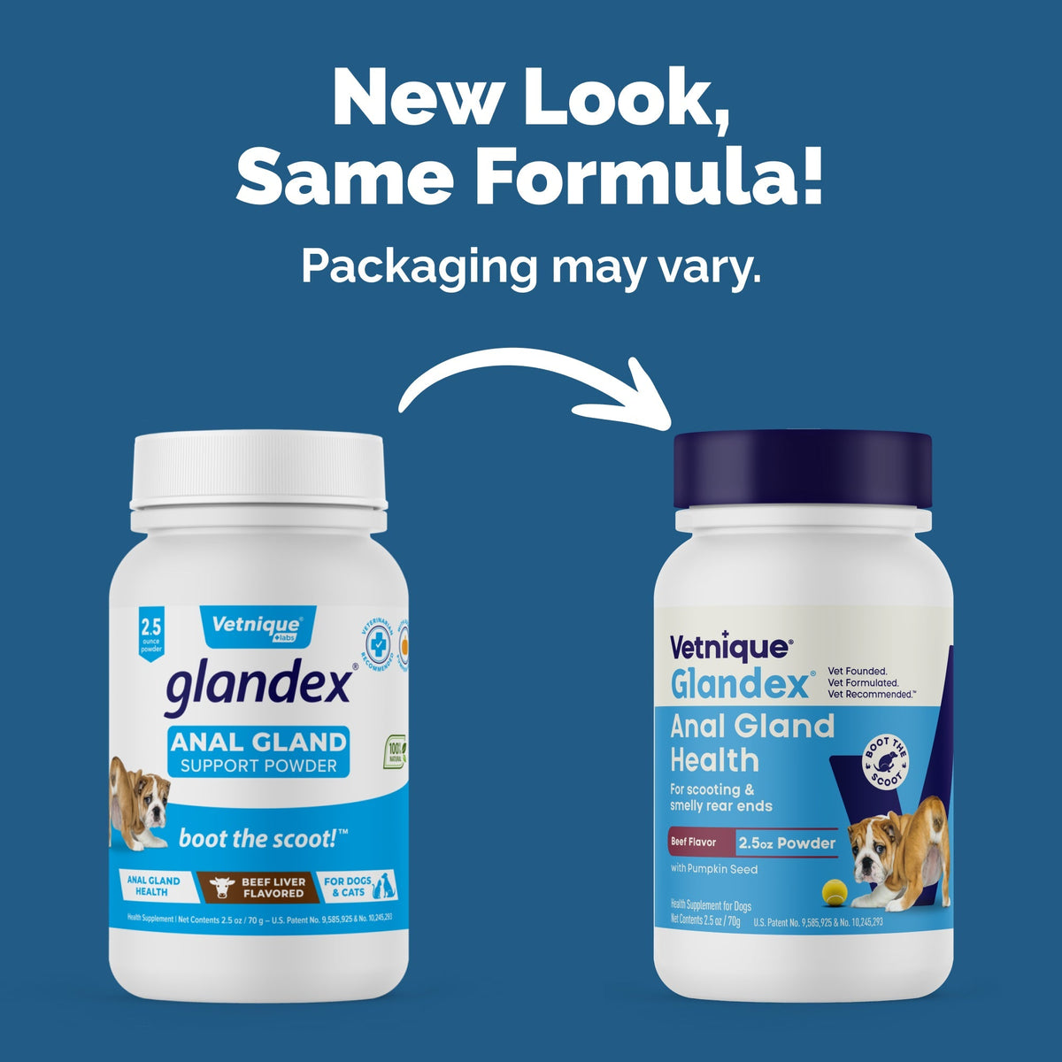Glandex Anal Gland Support Beef Liver Flavored Powder for Dogs & Cats