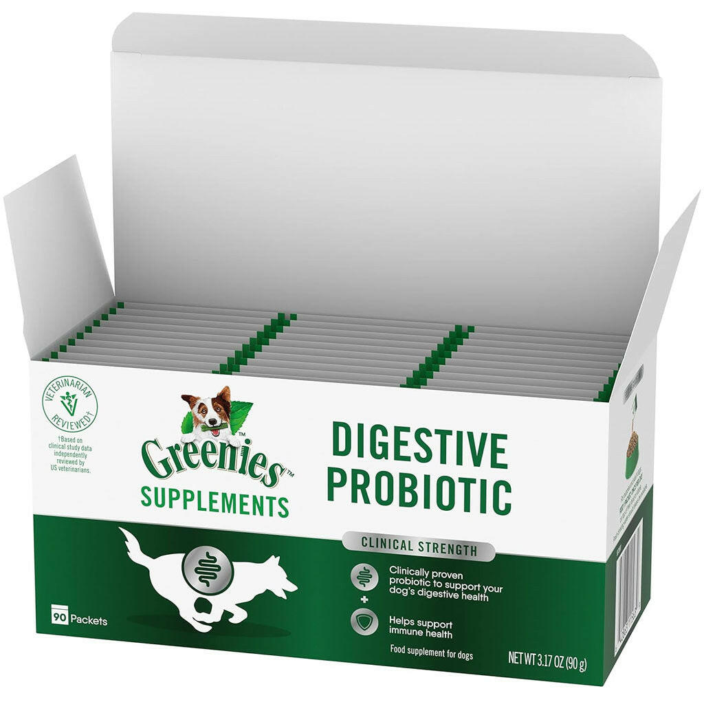 Greenies Digestive Probiotic Clinical Strength Supplements for Dogs