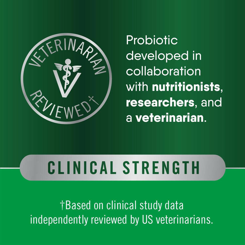 Greenies Digestive Probiotic Clinical Strength Supplements for Dogs