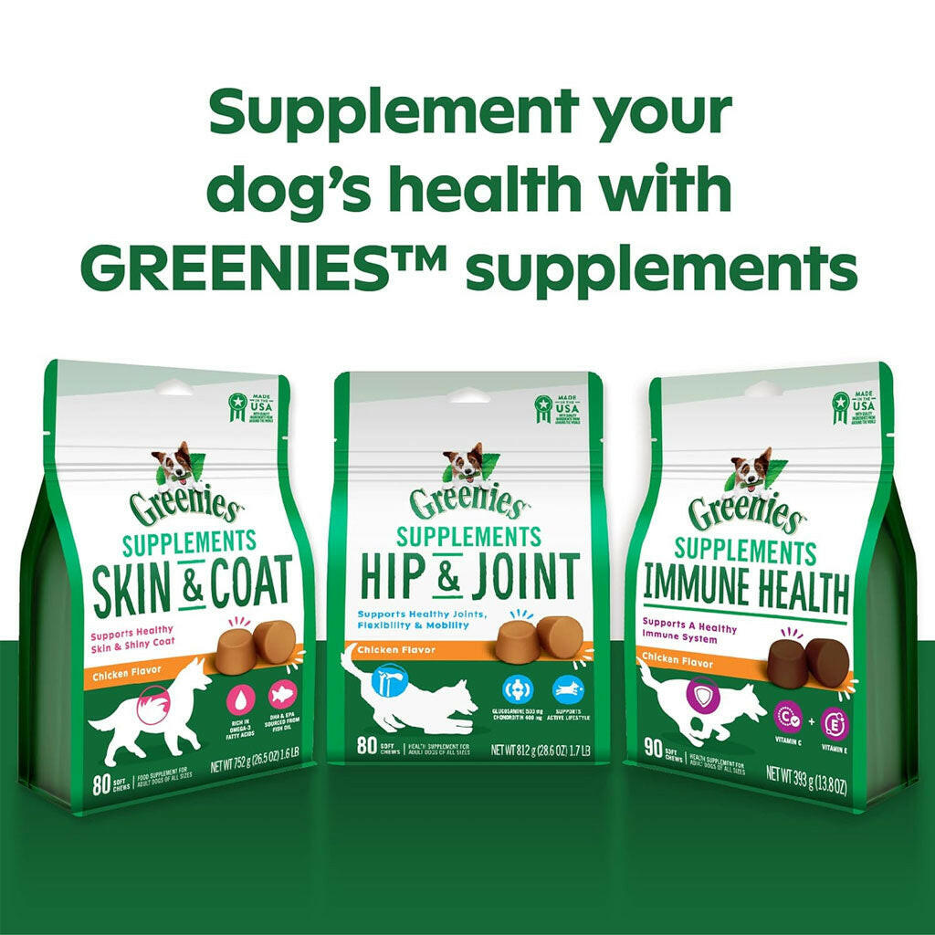 Greenies Hip & Joint Chicken Flavor Supplements for Dogs (30 ct)