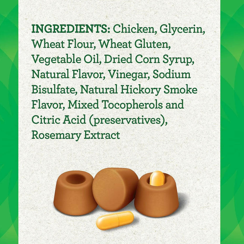 Greenies Pill Pockets Chicken Flavor Treats for Dogs, Capsule Size