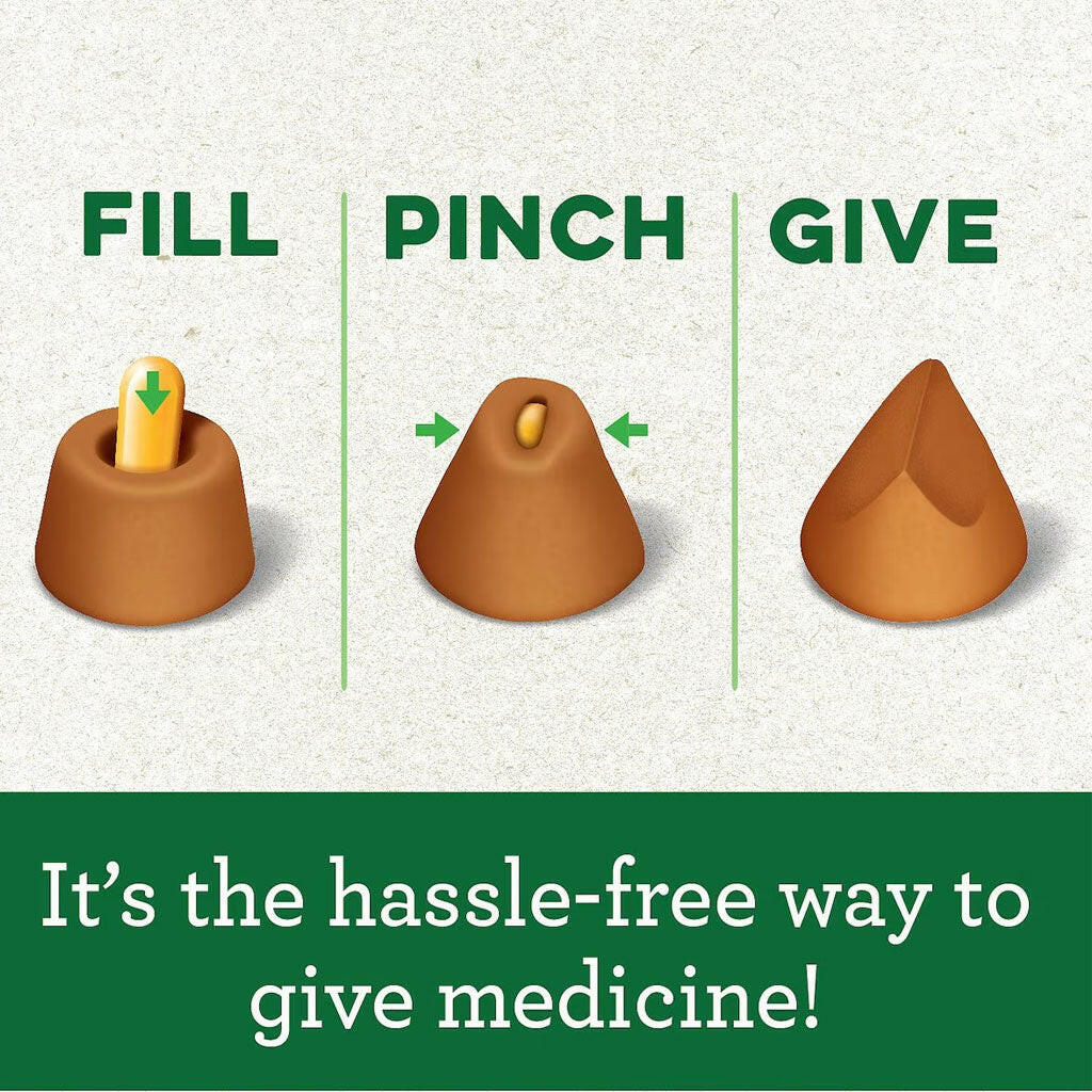 Greenies Pill Pockets Chicken Flavor Treats for Dogs, Capsule Size