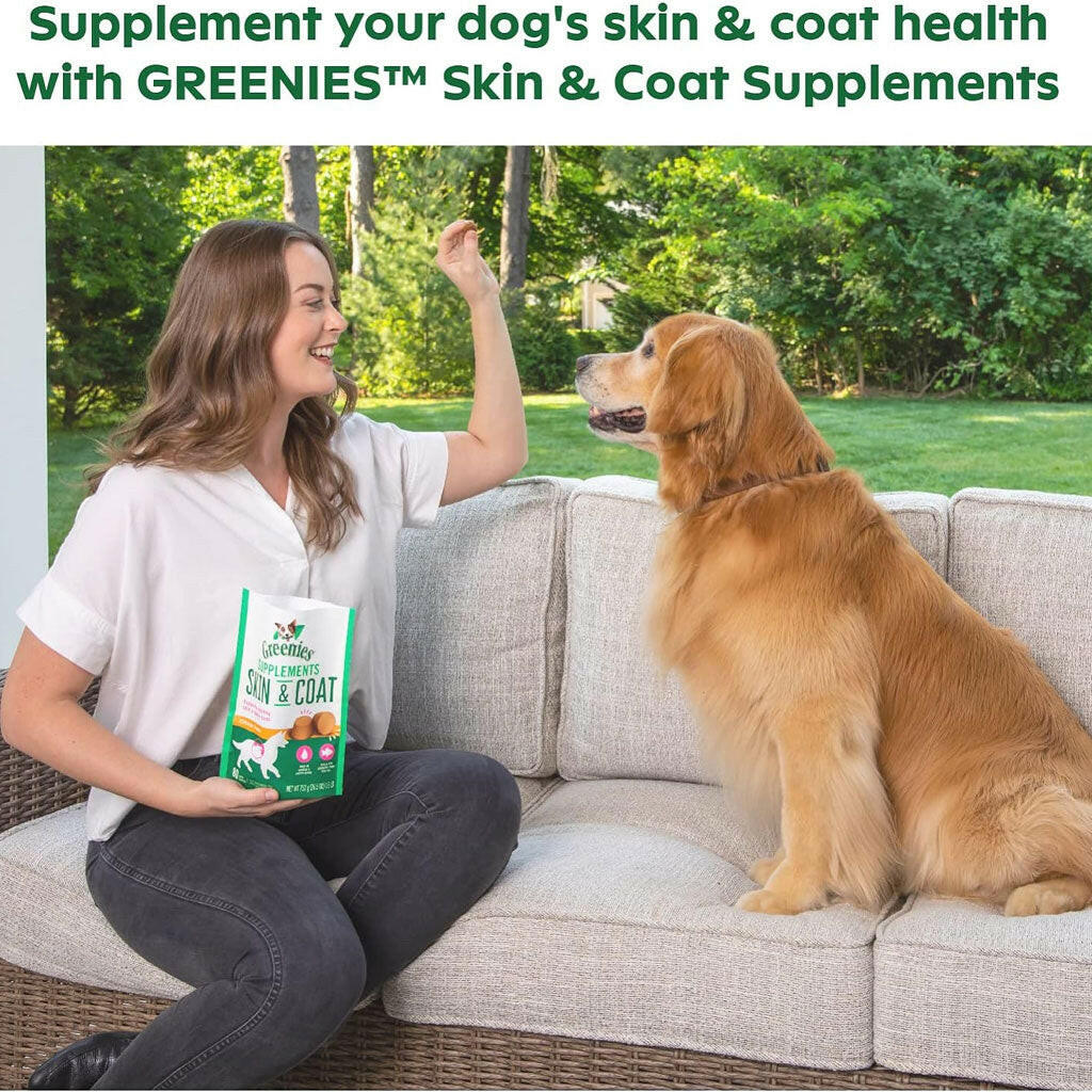 Greenies Skin & Coat Chicken Flavor Supplements for Dogs (40 ct)