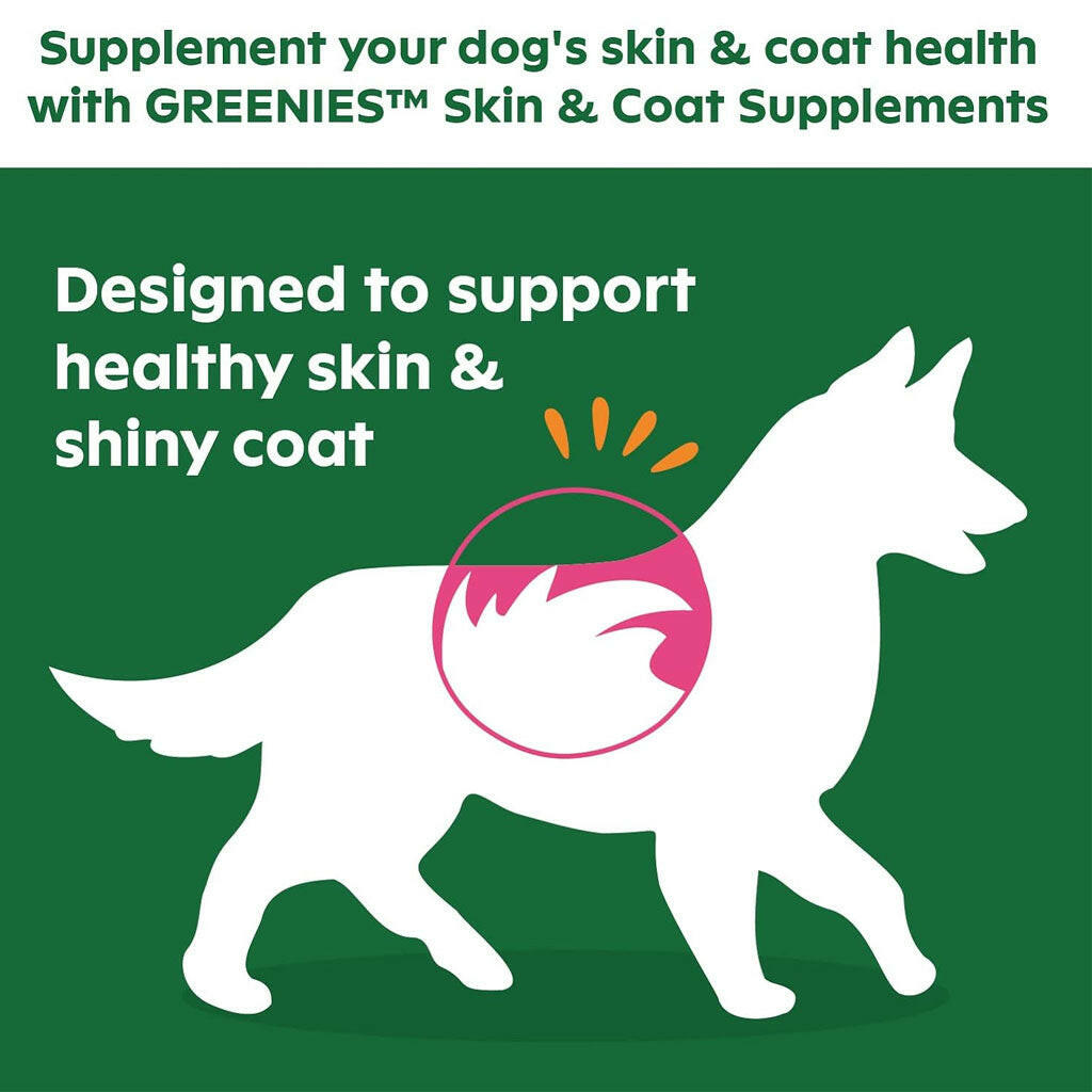 Greenies Skin & Coat Chicken Flavor Supplements for Dogs (40 ct)
