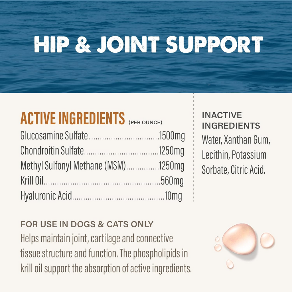 Grizzly Joint Aid  Supplement For Dogs & Cats