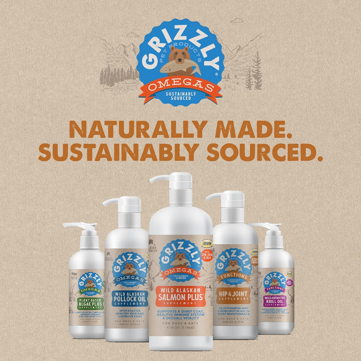 Grizzly Joint Aid  Supplement For Dogs & Cats