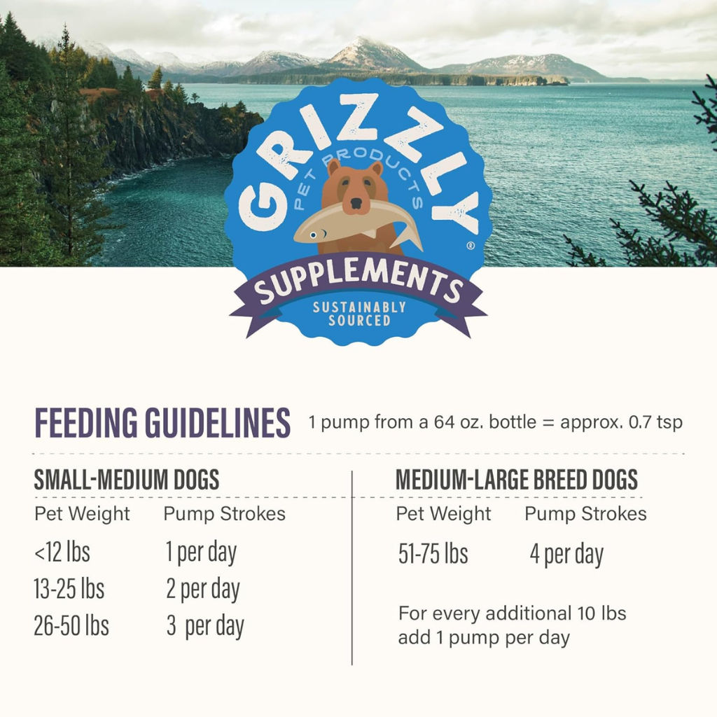 Grizzly Senior Supplement for Dogs & Cats 7+ Years
