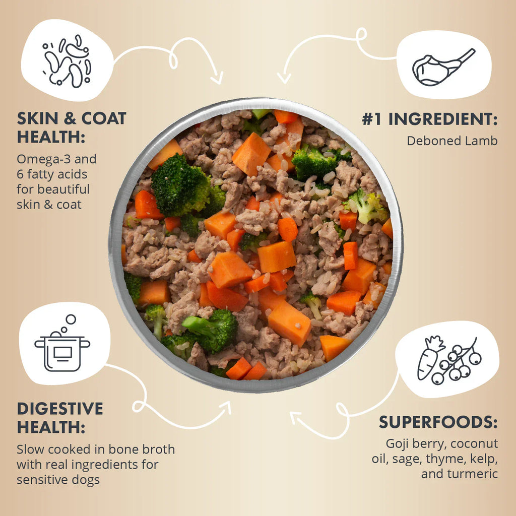 Health Extension Gently Cooked in Broth Lamb & Carrot Recipe Pouches For Dogs, 9-oz pouch