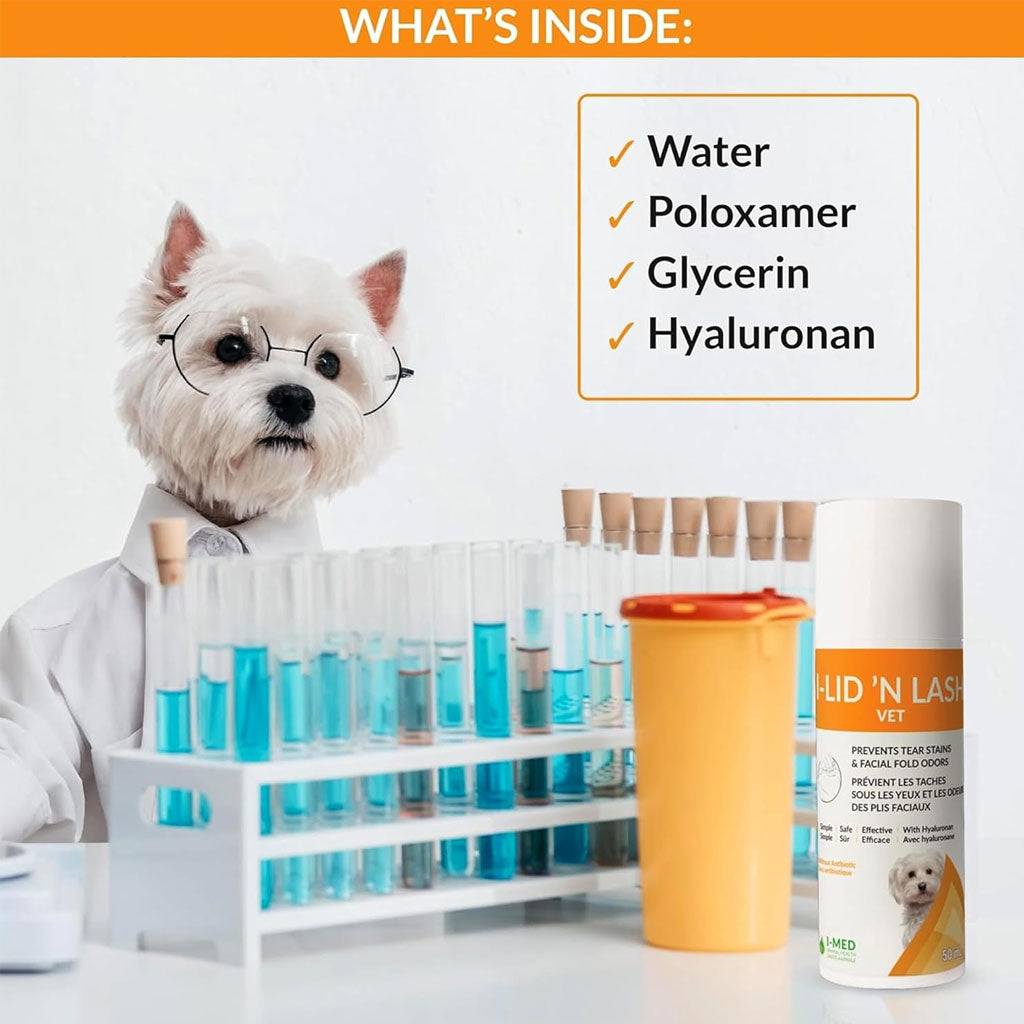 I-Lid 'n Lash Hygiene Vet Gel Pump, 50-ml