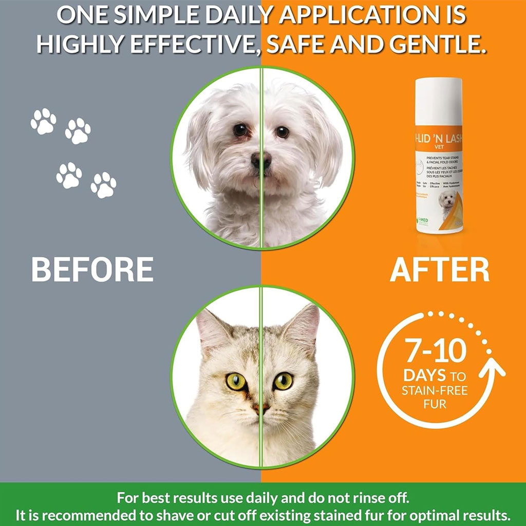 I-Lid 'n Lash Hygiene Vet Gel Pump, 50-ml
