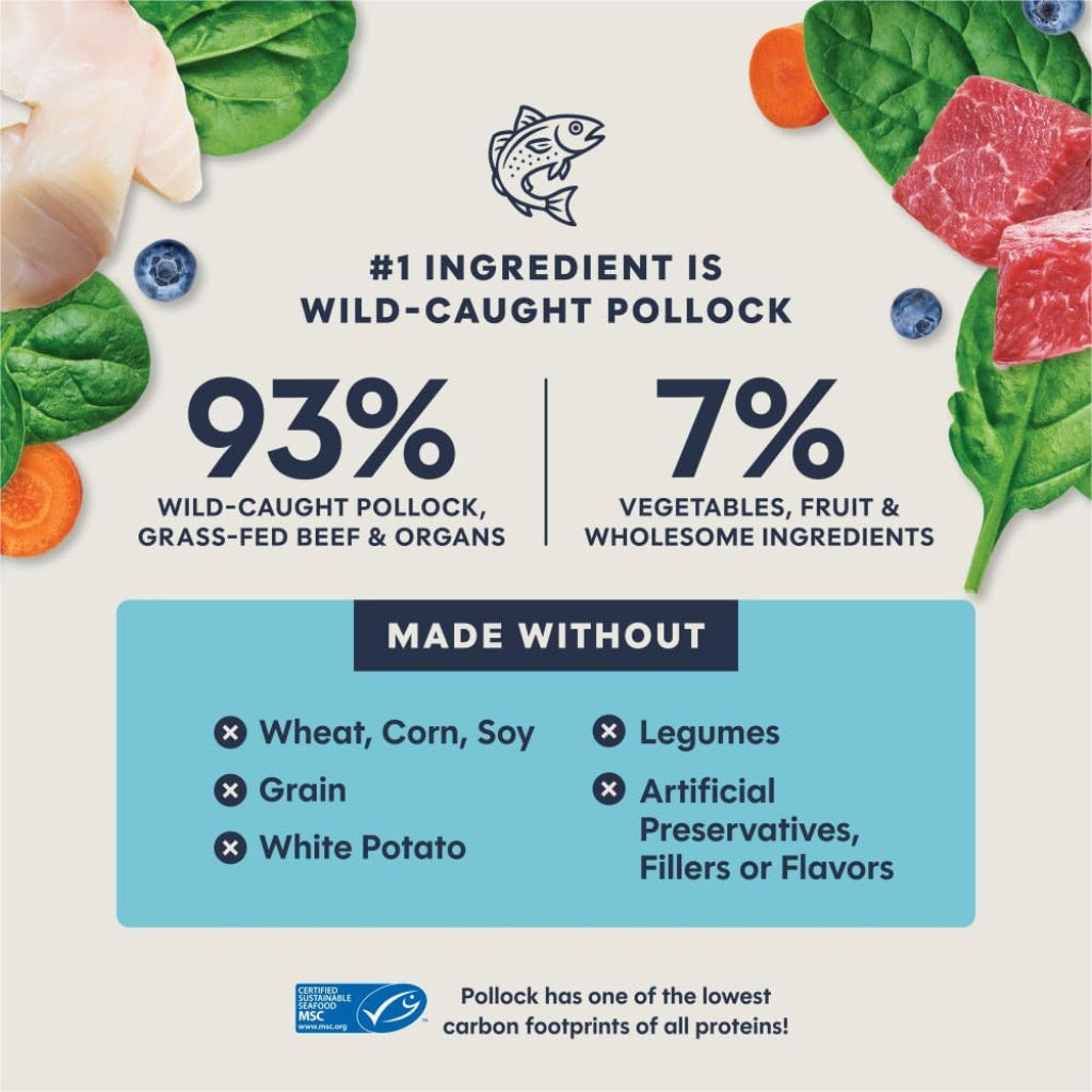 Instinct Fresh Dried Patés Freeze-Dried Raw Surf & Turf Entrée for Cats