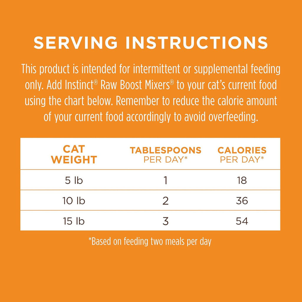 Instinct Raw Boost Mixers Digestive Health Freeze Dried Meal Topper for Cats (5.5 oz)
