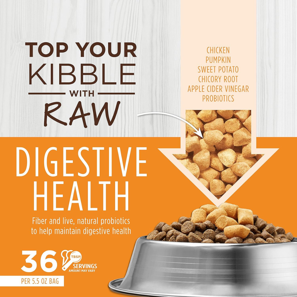 Instinct Raw Boost Mixers Digestive Health Freeze Dried Meal Topper for Cats (5.5 oz)