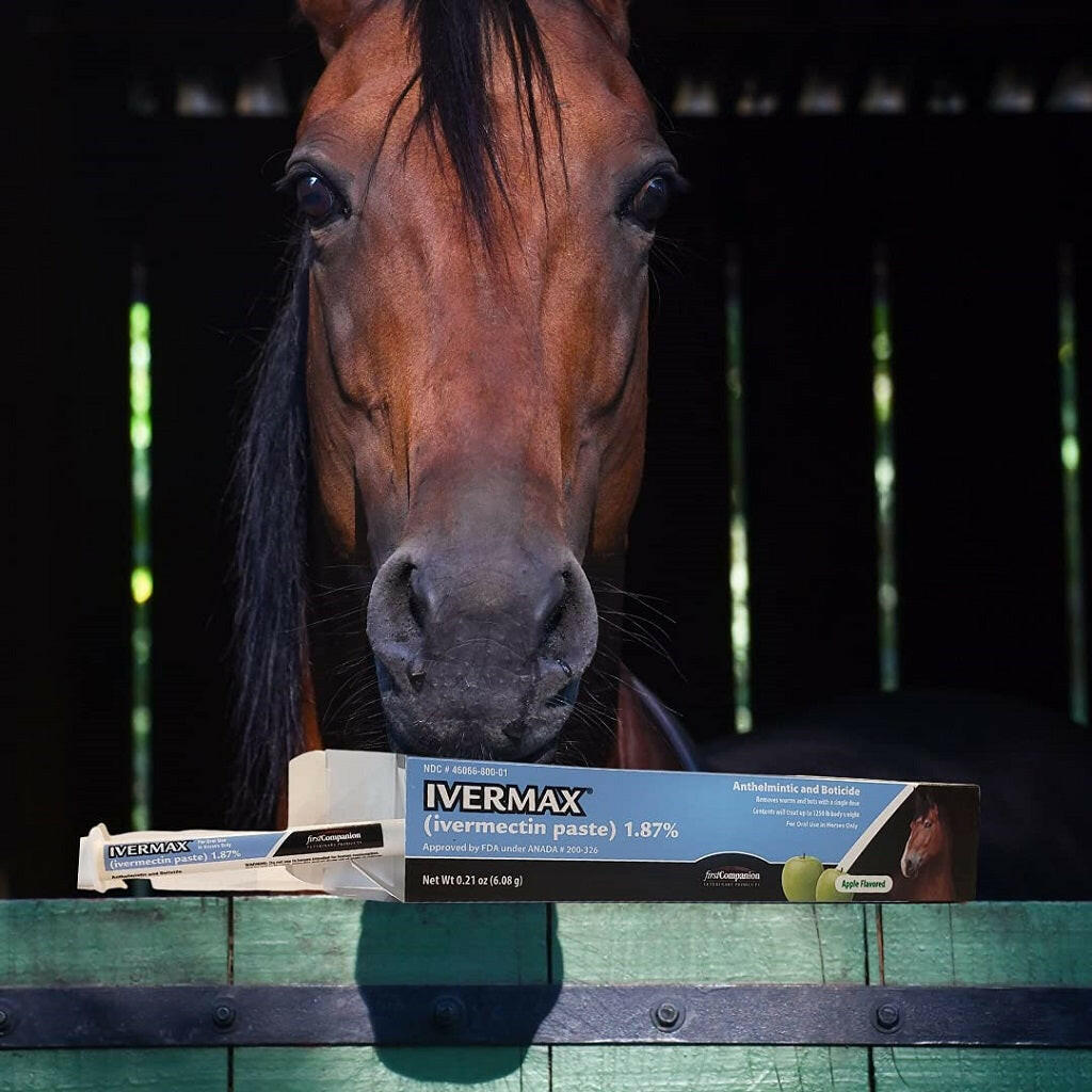 Ivermax Apple flavored Ivermectin Paste For Horses (1.87%) 6.08g