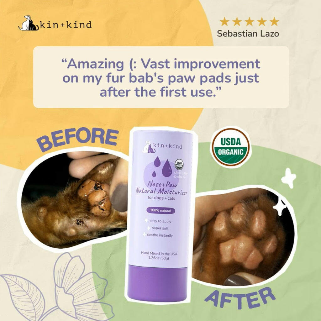 kin+kind Nose & Paw Natural Moisturizer Stick for Dogs & Cats (2.3 oz)