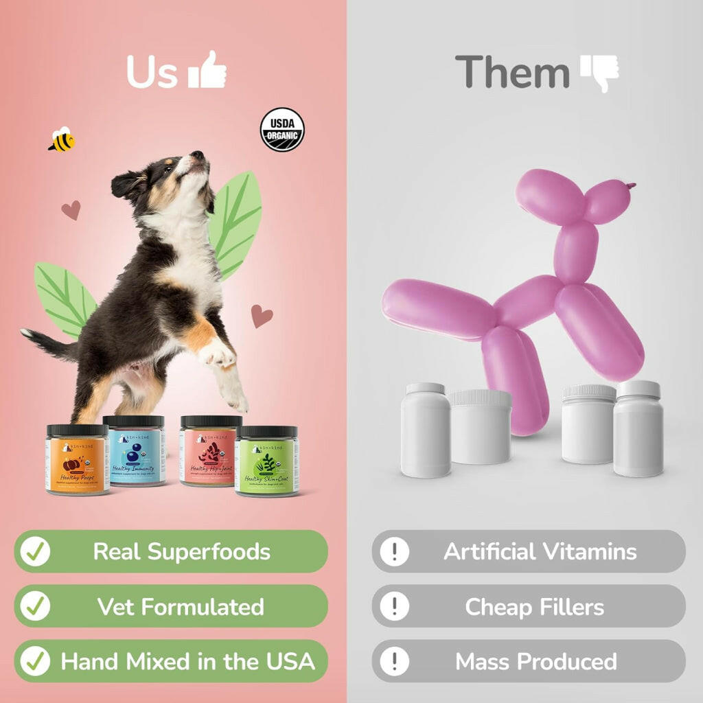 kin+kind Organic Healthy Hip & Joint Supplement for Dogs & Cats