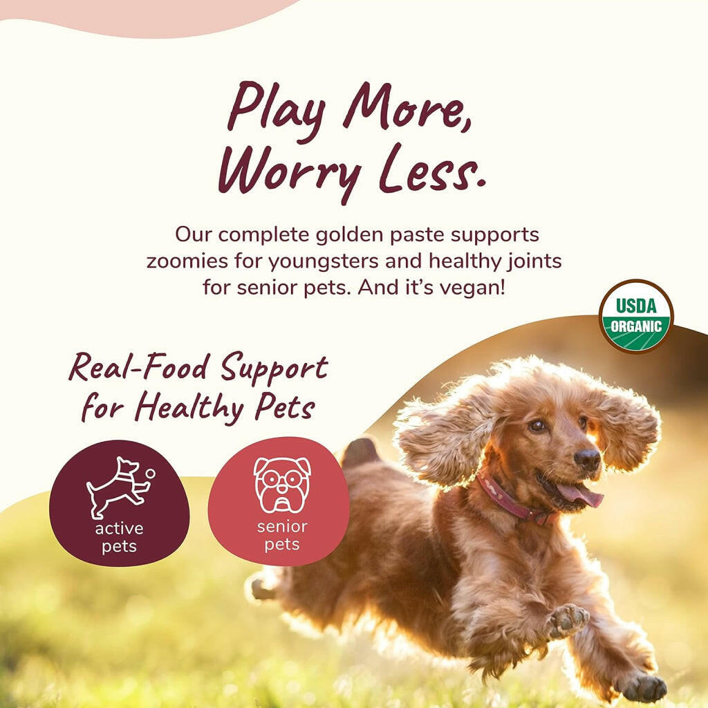 kin+kind Organic Healthy Hip & Joint Supplement for Dogs & Cats