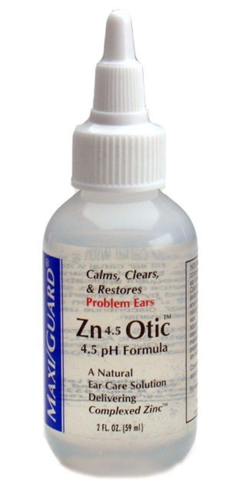MAXI/GUARD Zn4.5 Otic Natural Ear Care Solution with Complexed Zinc