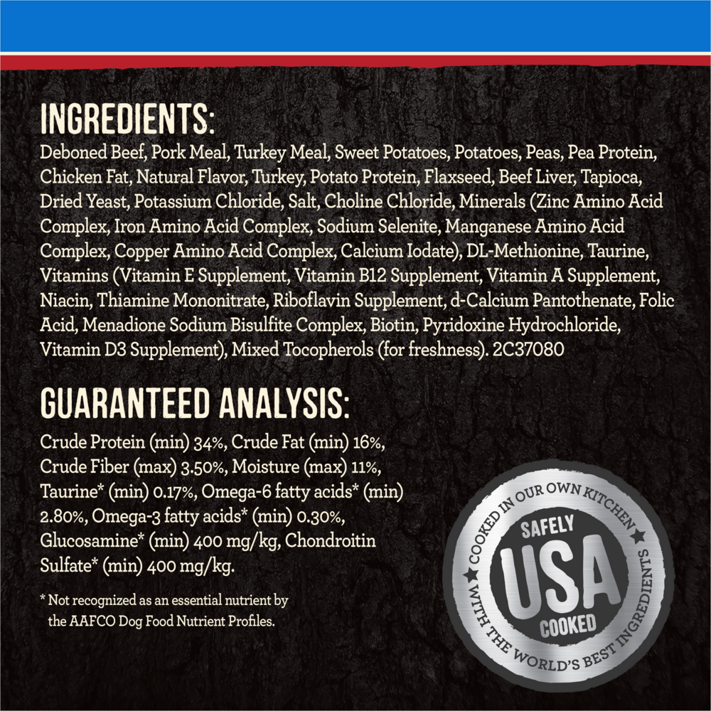 Merrick Backcountry Grain Free Dry Adult Dog Food, Kibble With Freeze Dried Raw Pieces Heros Banquet Recipe, 20-lb