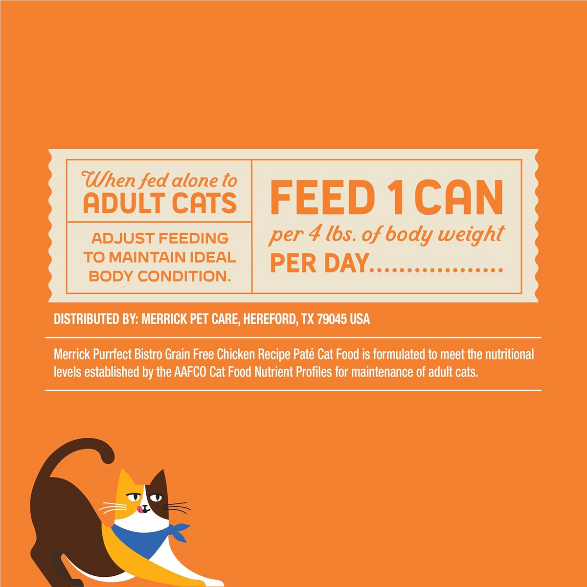 Merrick Purrfect Bistro Grain Free Premium Soft Canned Pate Adult Wet Cat Food, High Protein Chicken Recipe
