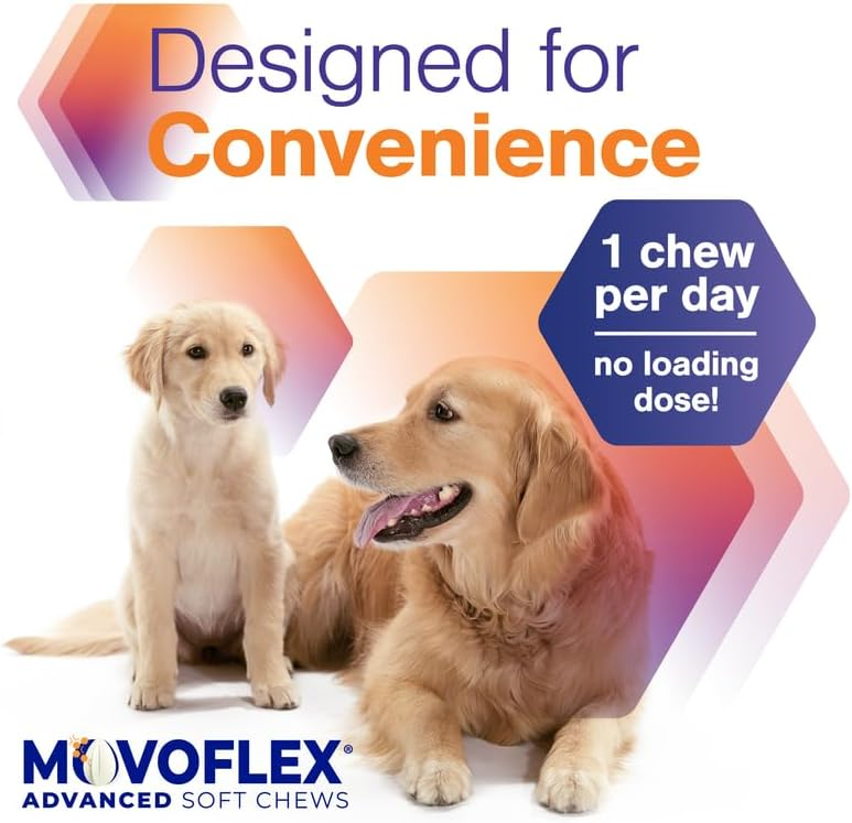 MovoFlex ADVANCED Joint Support for Large Dogs (60 soft chews)
