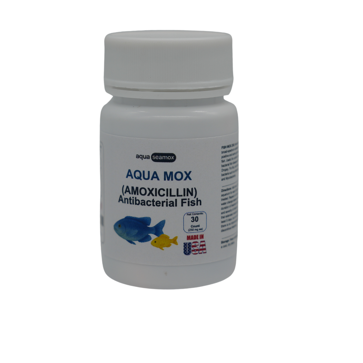 Fish Mox 250mg - 30 count - Happy Minutes Easy Shopping