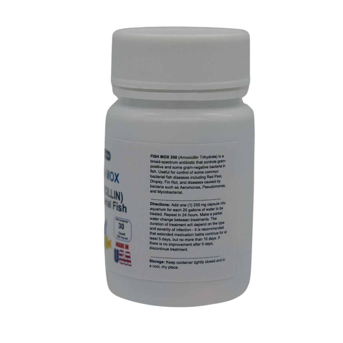Fish Mox 250mg - 30 count - Happy Minutes Easy Shopping